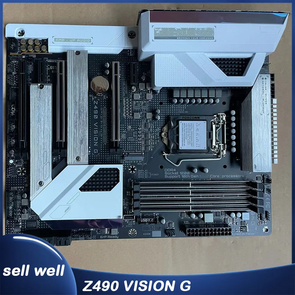 Z490 VISION G For G-i-g-a-b-y-t-e motherboard 10th gen Z490 i9i7i5 DDR4 PCIE3.0 6XSATA 2XM.2