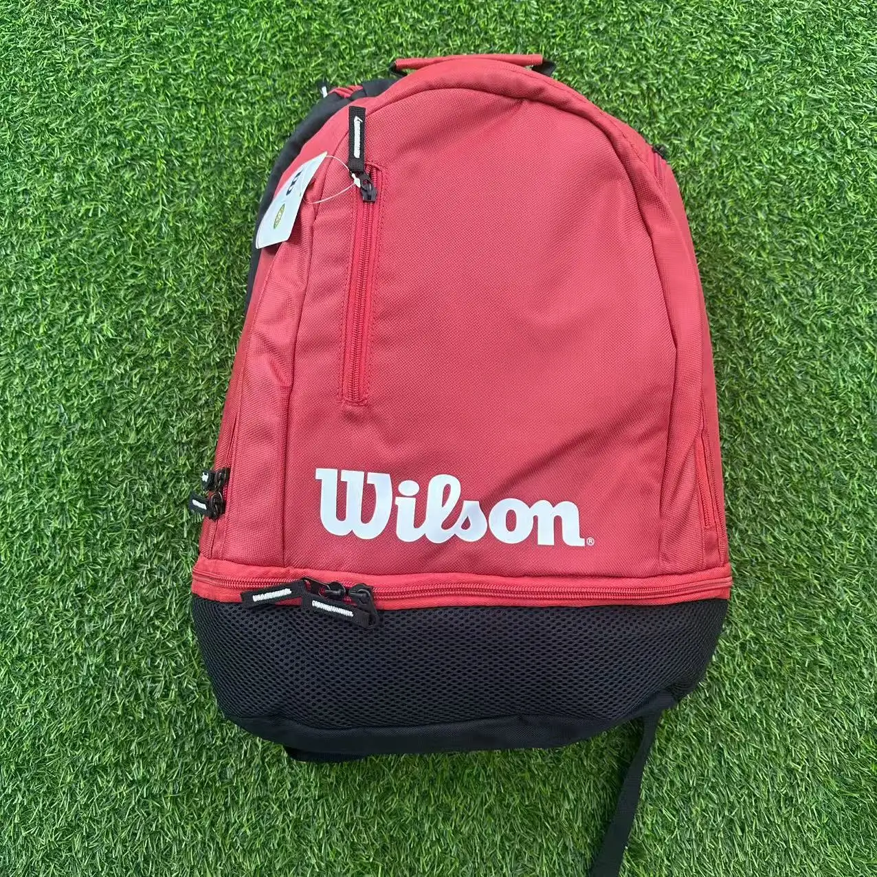 Wilson Team Backpack Tennis Bag Multifunctional Bag Can Accommodate Up To 2 Tennis Rackets with Individual Shoe Compartment