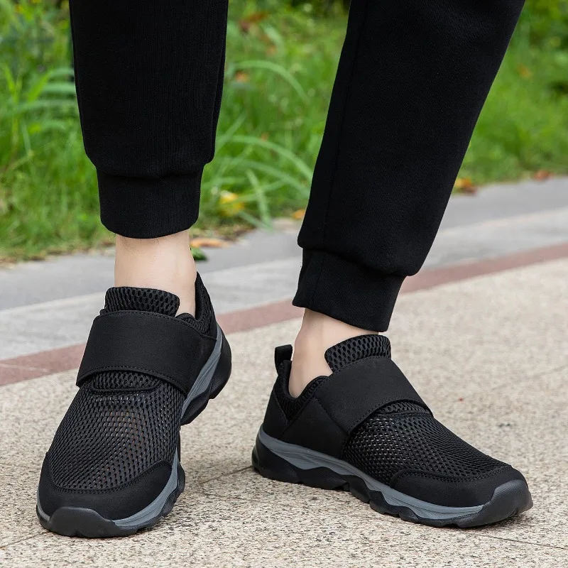 Men New Orthopedic Wide Shoes For Swollen Feet Bunion Adjust Soft Comfort Diabetic Walking Casual Footwear Adjustable Fit