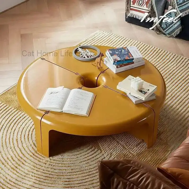 Nordic Combined Splicing Round Plastic coffee table Bedside Tables Creative Dining Kitchen mesa auxiliar bedroom furniture