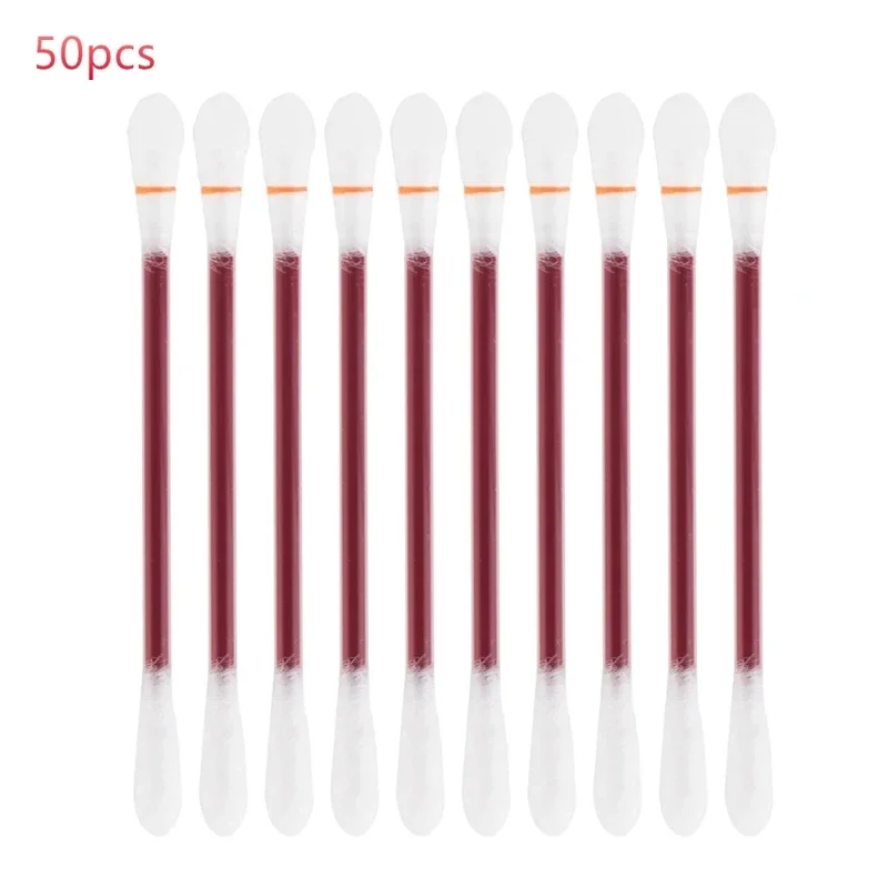 50Pcs/Set Disposable Iodine Swabs Household Outdoor Medical Swabs Individually Wrapped for Wound Care