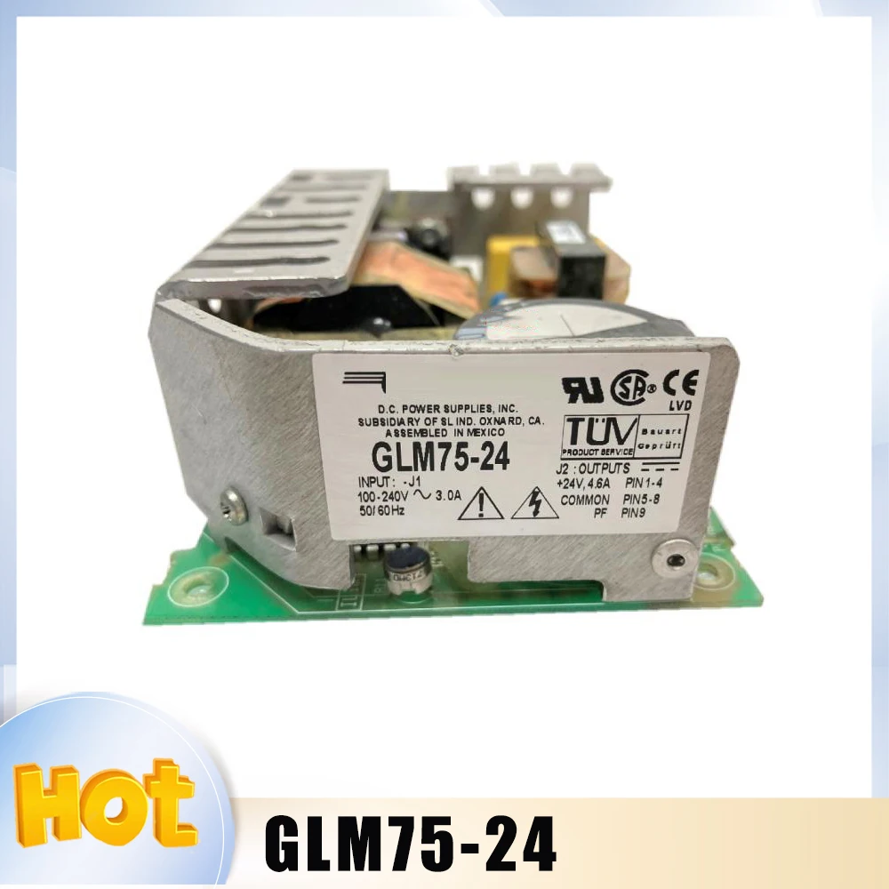 GLM75-24 For CONDOR Industrial Medical equipment power supply +24V4.6A