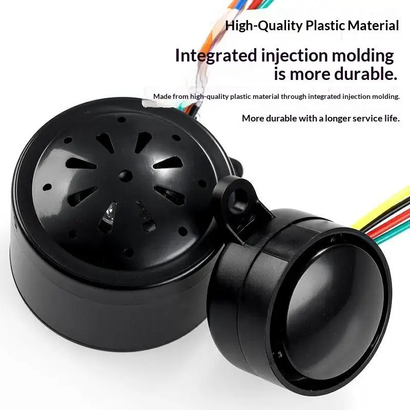 【CMO】2/3/4 In 1 Universal Electric Vehicle Horn Turn Signal And Reverse Function Horn For Electric Bicycle Commuting Use