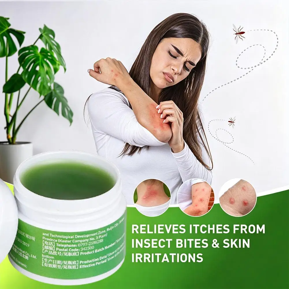 Natural Herbal Mosquito Bite Anti-Itch Cream 120 Seconds Fast-Acting for Children's Discomfort Perfect For Damp Summer Nights