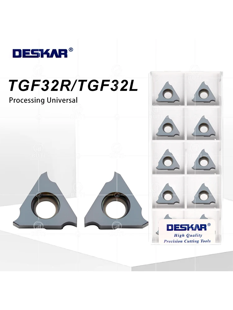 

DESKAR 100% Original CNC TGF32R/L 130 135 140 145 150 155 160 165 170 175 180 190 LDA Slotted CNC Blade Alloy Material Processin