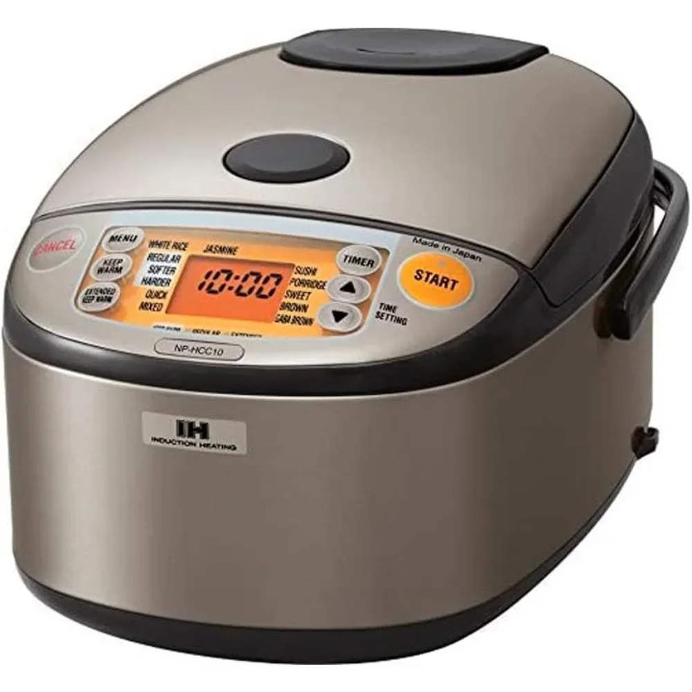 Rice Cookers, 1 LHeating System Rice Cooker And Warmer, versatile Stainless Dark, Rice Cookers