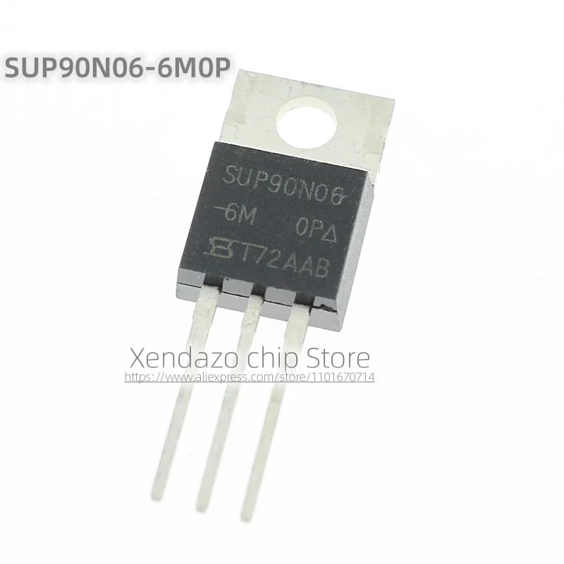 5pcs/lot SUP90N06-6M0P SUP90N06-6M SUP90N06 TO-220 package Original genuine MOS field effect