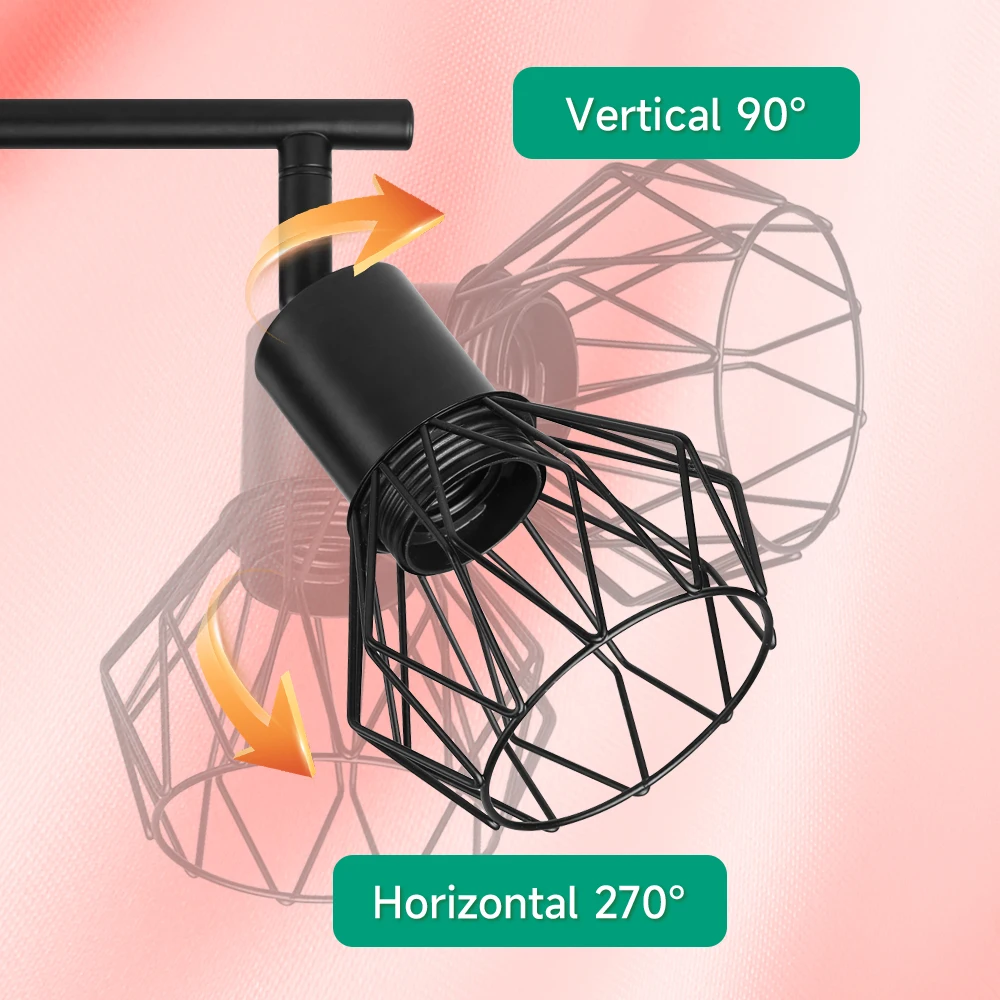 Retro Multi heads Pandent Lamp Simple Design Ceiling Postmodern Home Lights Living Room Classical Led Luminaire E27 lamp holder