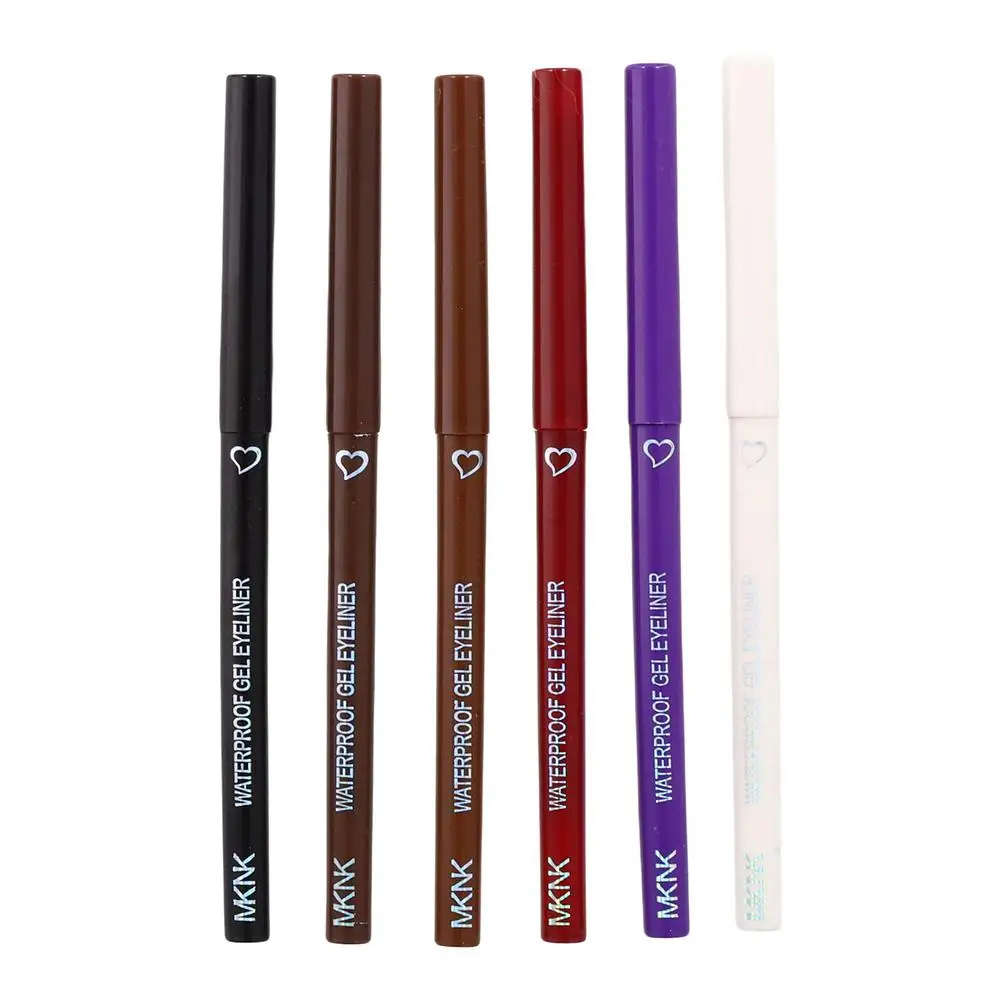 Automatic Professional Gel Eyeliner Pen Retractable colored Eyeliner Pencil Smudge-Resistant Long-Lasting Waterproof Eye Makeup