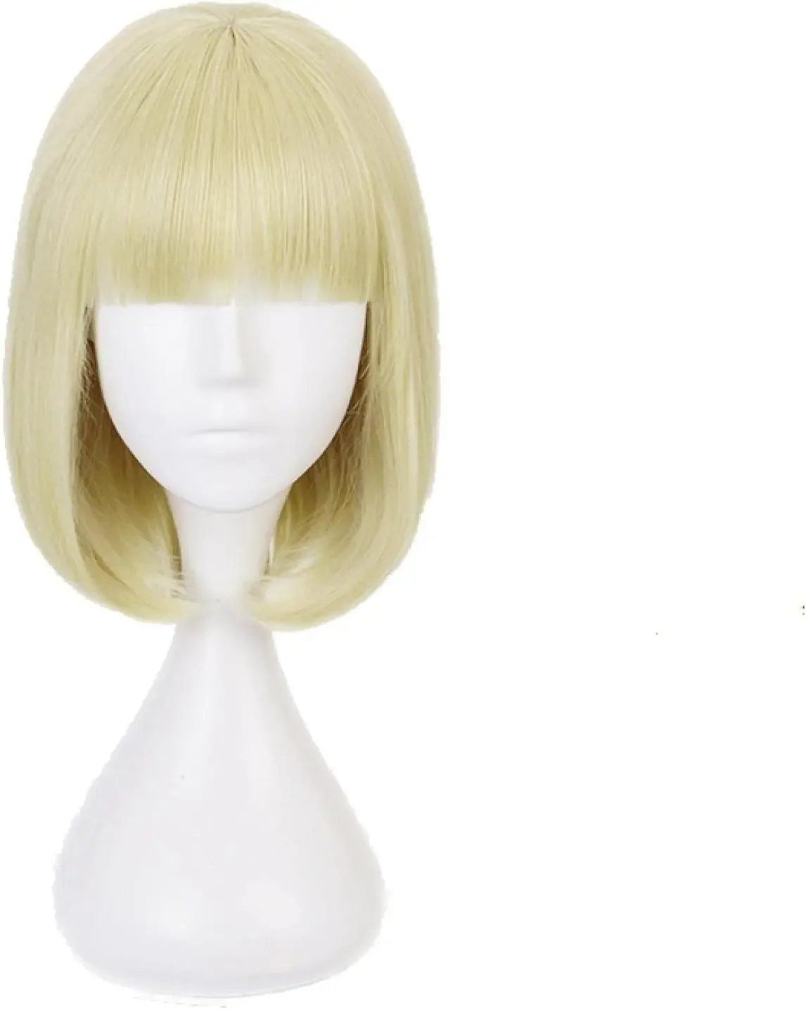 Halloween Party Props Men Women Synthetic Hair Twisted Wonderland Rook Hunt Cosplay Short Blonde Wig
