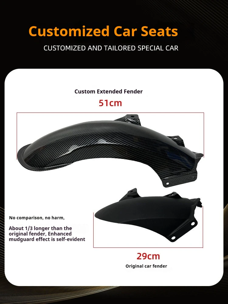 For Honda PCX160 PCX125 ADV160 Extended Rear Fender Mudguard 2020-2026 No-Drill Accesorios Moto Accessori Moto - view 3