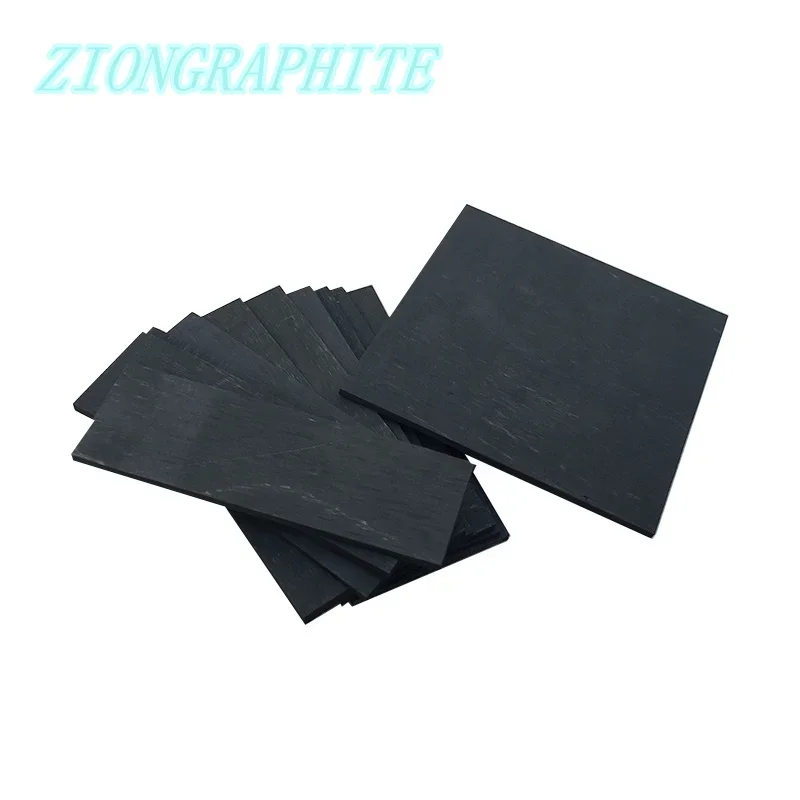 10 pcs 100x100x1mm  carbon sheet electrode electrolysis plate