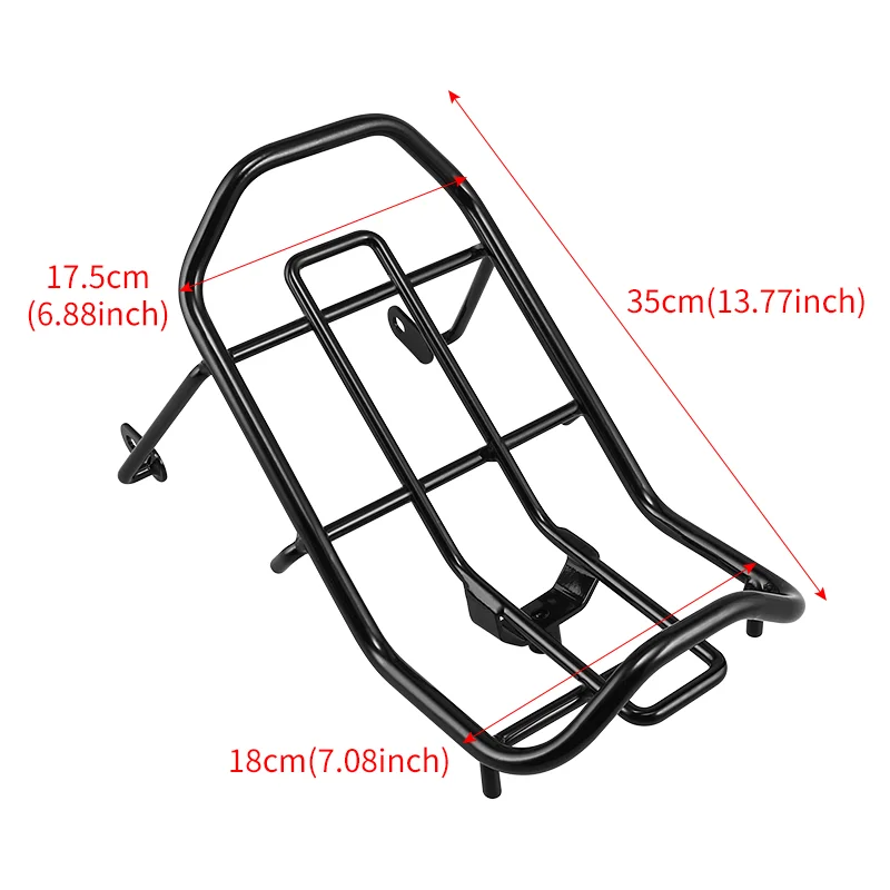 Estante de almacenamiento para motocicleta, soporte de equipaje de estante medio para Honda Hunter Cub CT125