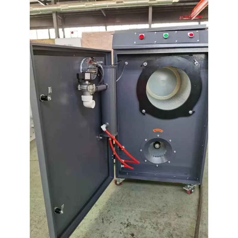Industrial Movable Welding Fume Extractor with Soft Suction Arms and Self Cleaning System