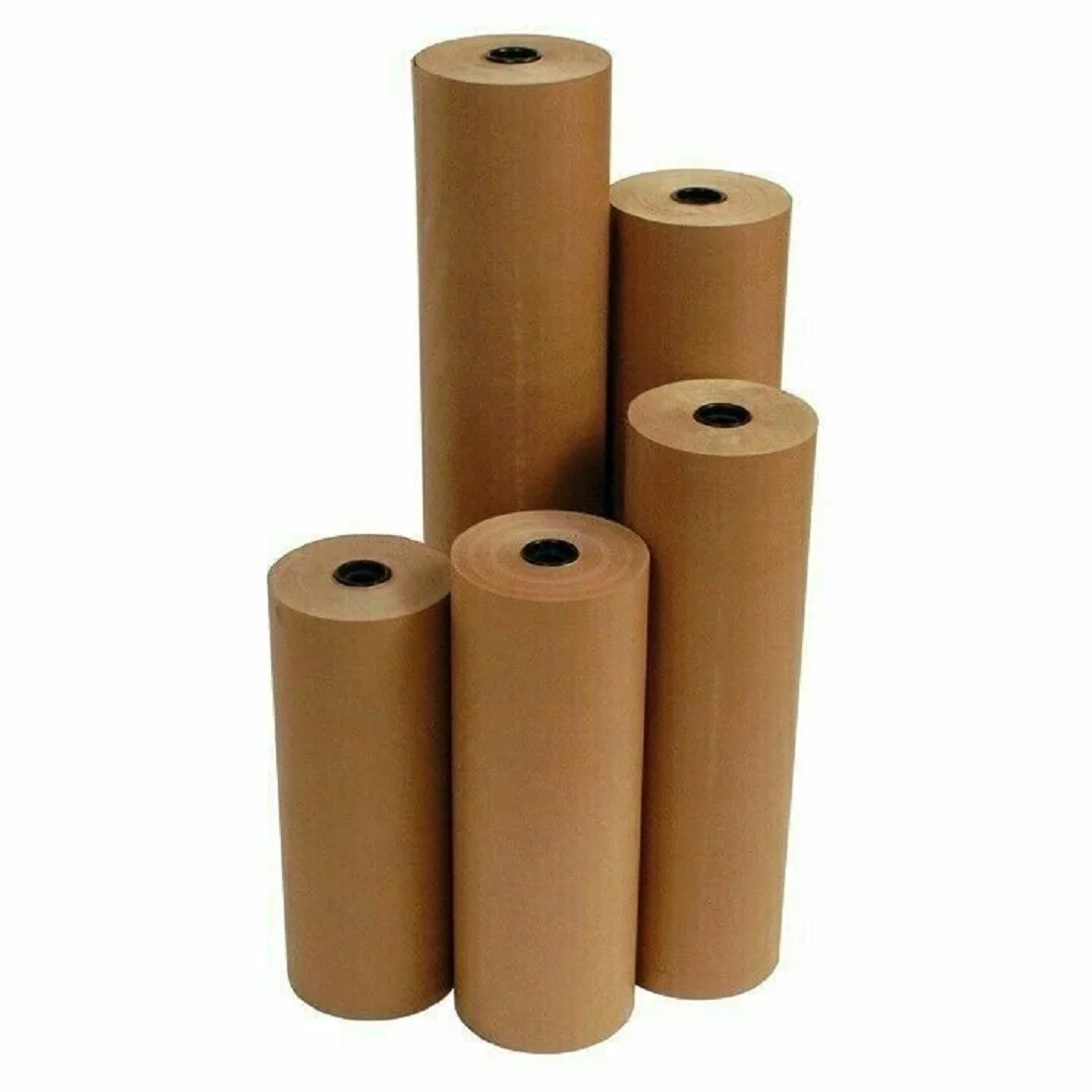 

18" 40 # 900' Brown Kraft Paper Roll Shipping Wrapping Cushioning Void Fill