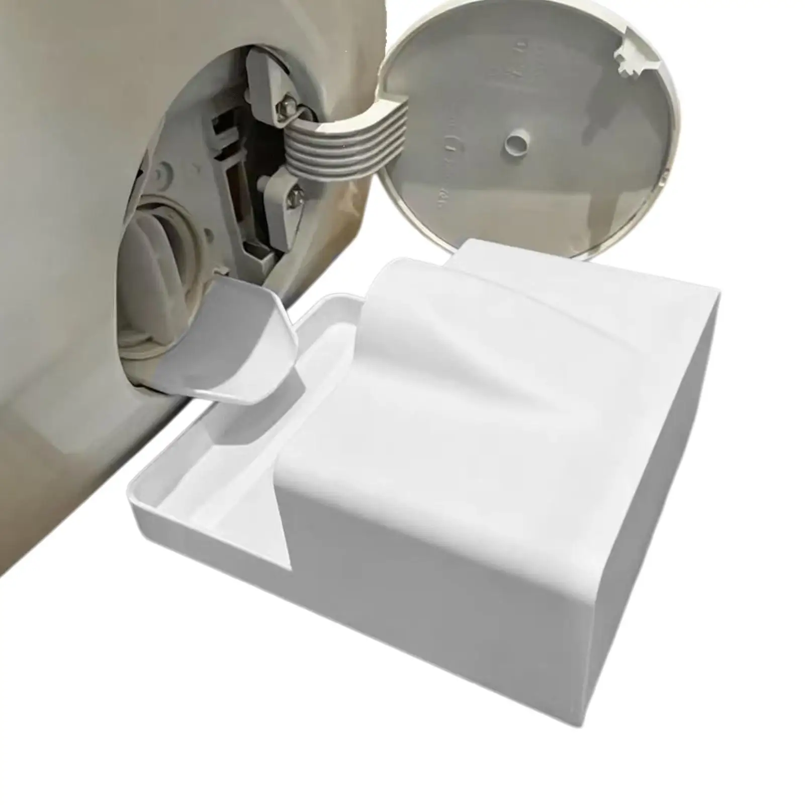 Washing Machine Drain Tray Washer Water Catcher Guide Funnel Laundry Drain Accessory for Basement Apartment Dormitory Home