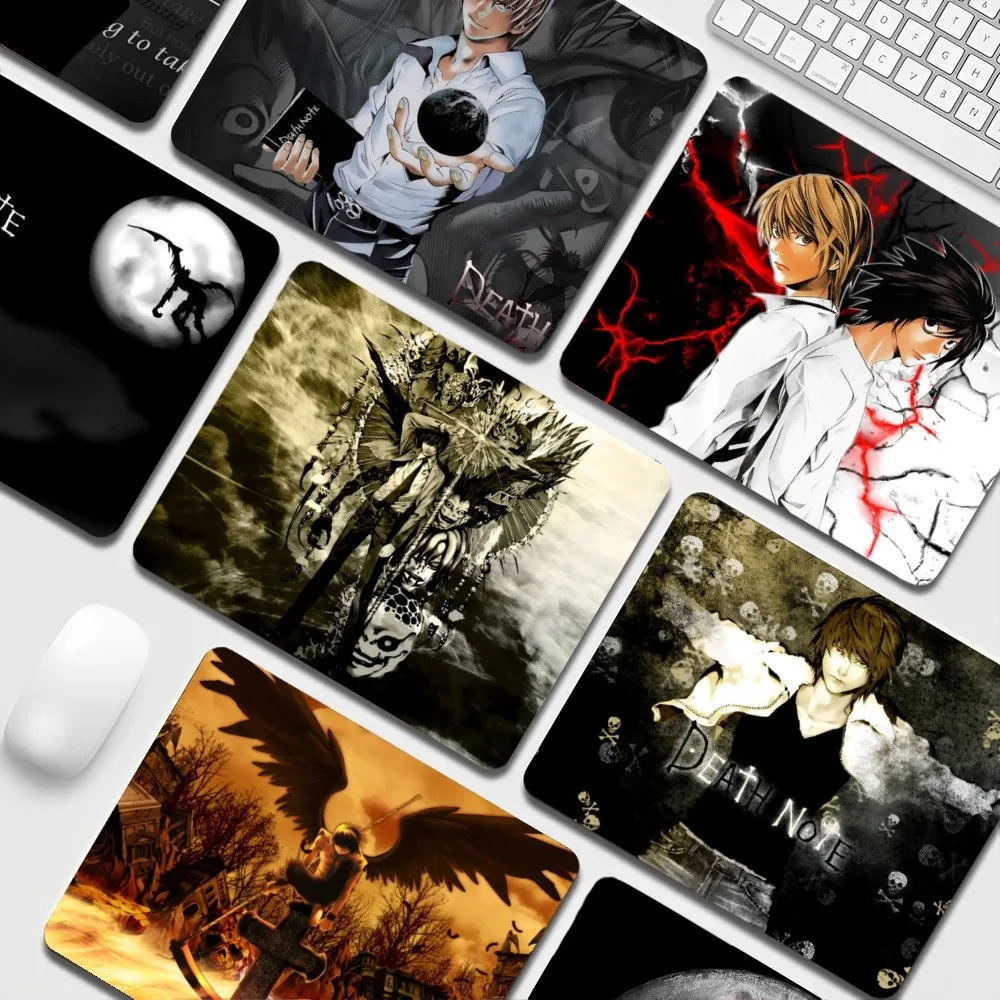 Anime Death Note gabinete de piel personalizado ordenador de juegos alfombrilla de escritorio para ordenador portátil alfombrilla para ratón Notbook accesorios de escritorio de oficina
