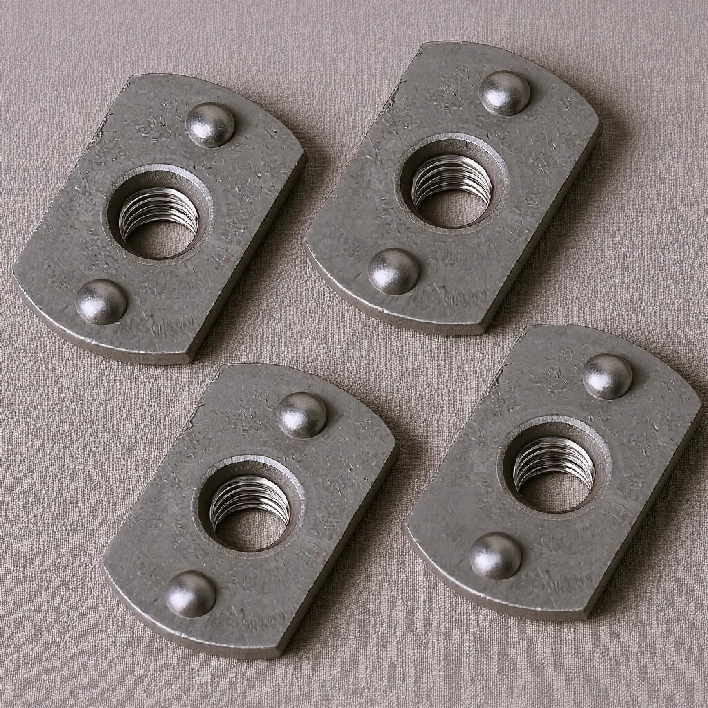 15 قطعة T-المكسرات الملحومة M6 الكربون الصلب الشق المحملة الجوز لآلات الأثاث الخشبي دائم السحابات الأجهزة والتجهيزات #1