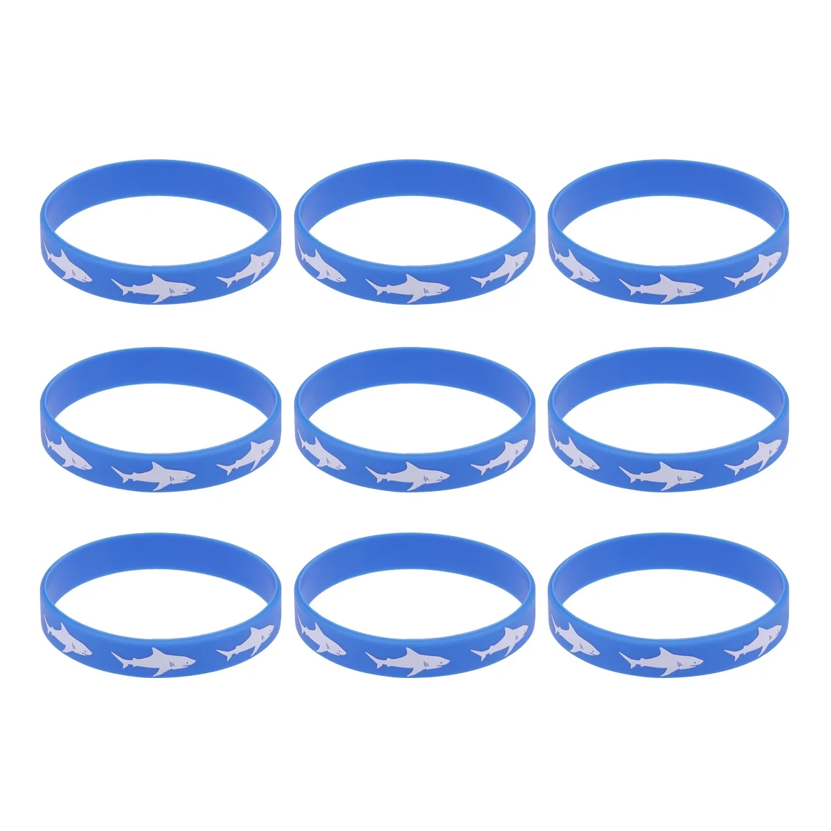 

25 Pcs Shark Bracelet Wristband Wristbands Basketball Bangle Silicone Bracelets Child