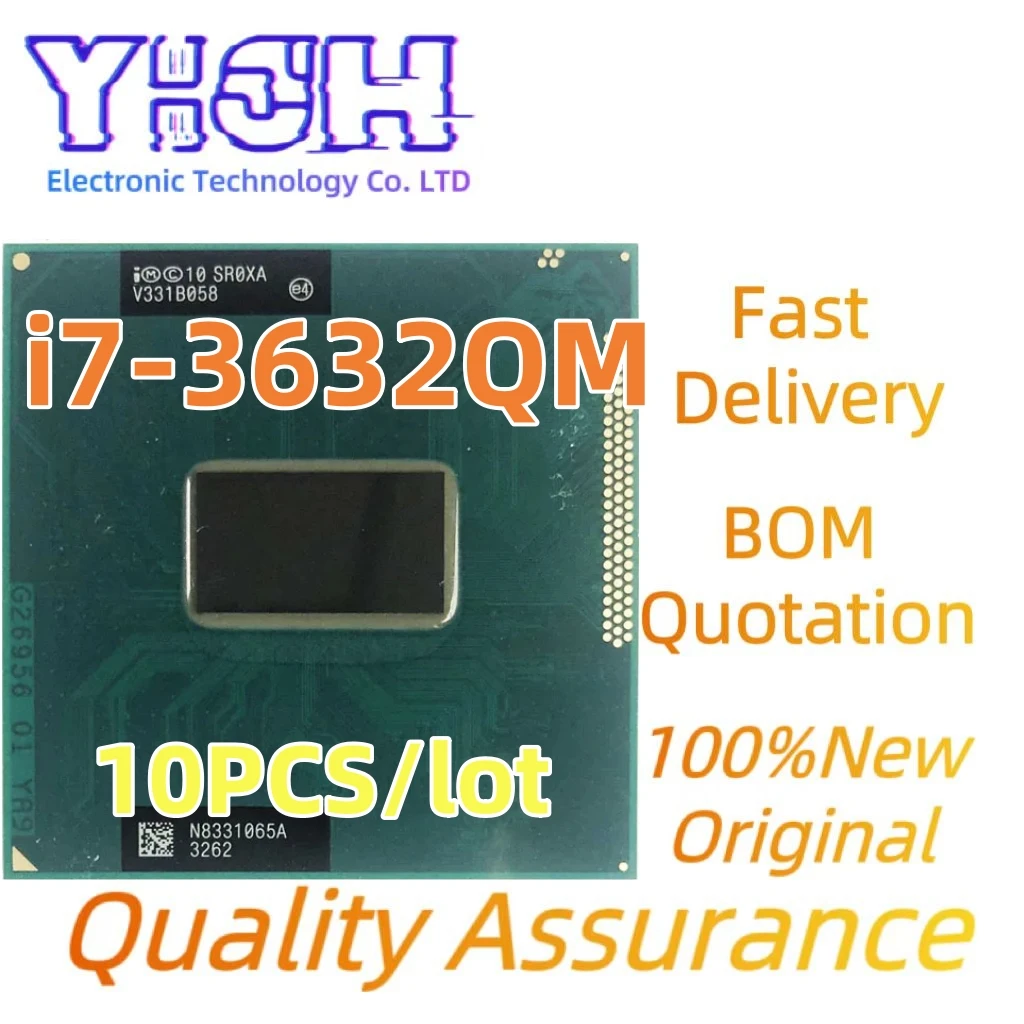 

(10Pcs)100%New Original i7-3632QM i7 3632QM SR0V0 Core 2.2 GHz Quad Core 8 Thread CPU Processor 6M 35W Socket G2 / rPGA988B