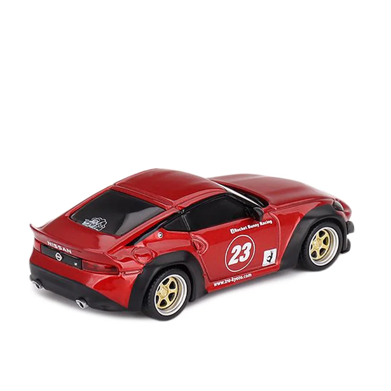 Minigt Schaal 1/64 Nissan Z Pandem Passie Rode Lhd Legering Speelgoed Motorvoertuig Diecast Metalen Model Geschenken