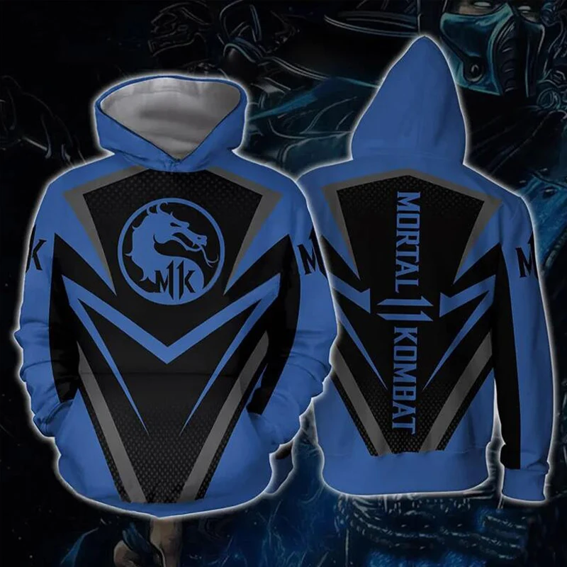 Mortal Kombat 11 3D Print Hoodies Men Women Oversized Hoodie Pullovers Hooded Sweatshirts Tracksuit Coats Kids /Men's Clothing ﻿