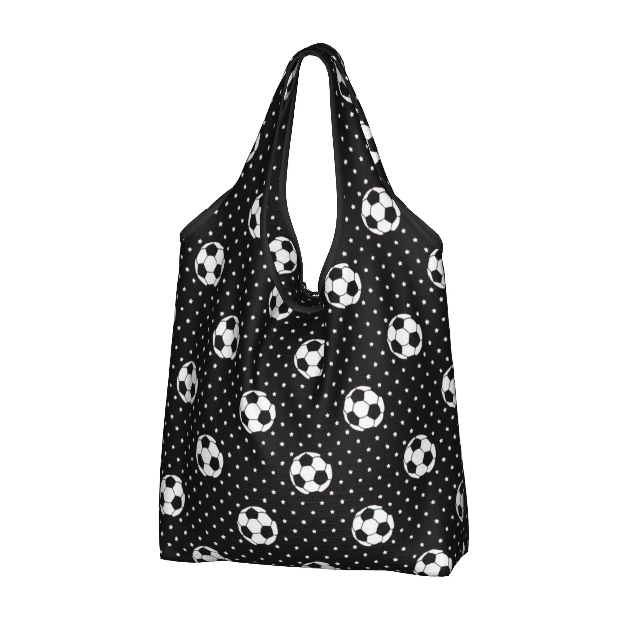 bolas-de-futebol-reutilizaveis-​​e-estrelas-em-sacola-vermelha-sacola-feminina-portatil-para-compras-de-futebol