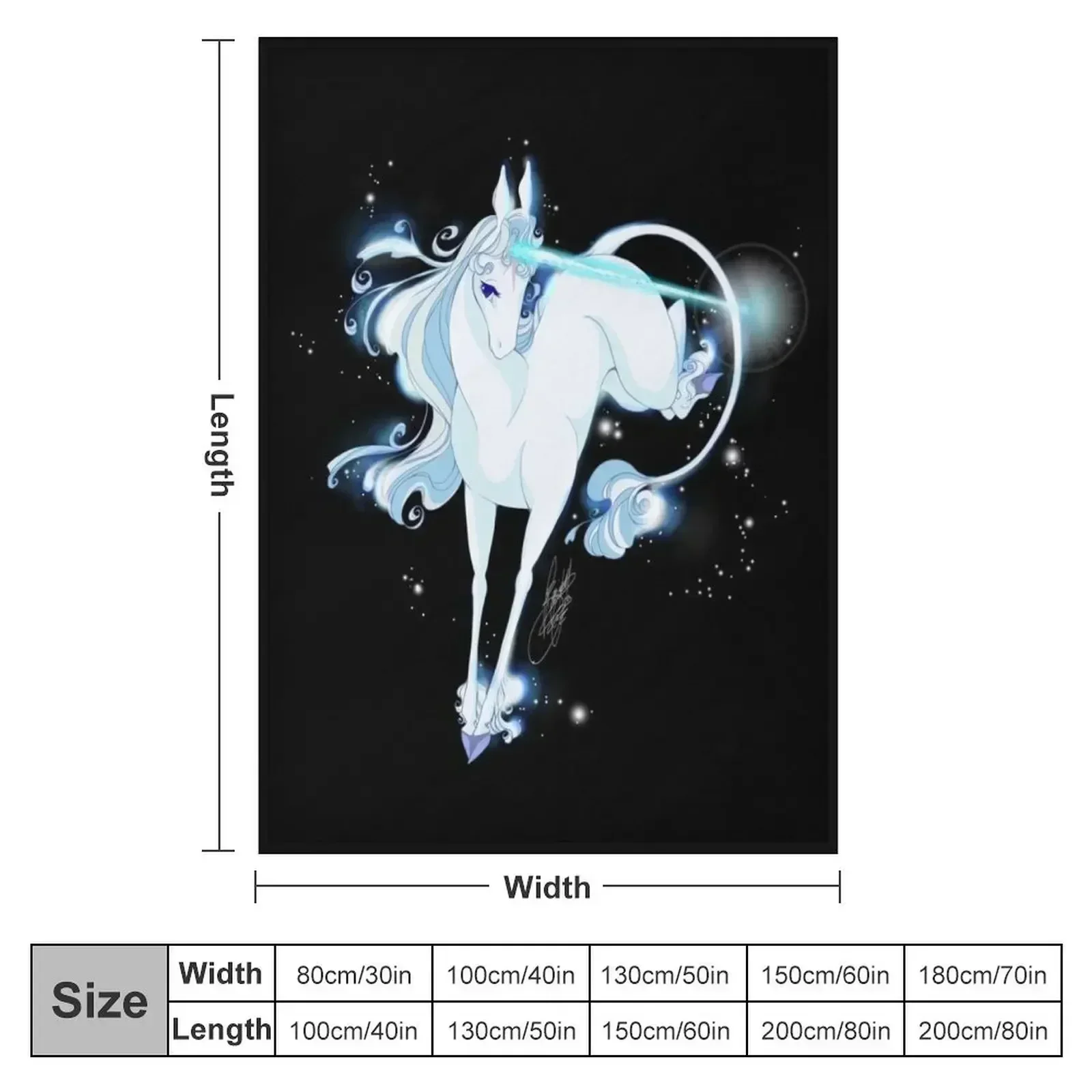 The last Unicorn - Try to go home - Glimmer Version Throw Blanket Luxury Throw Decorative Throw christmas decoration Blankets