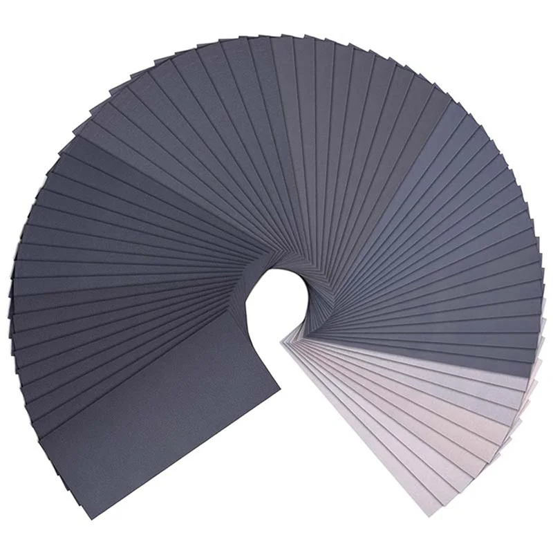 

ABSS-126 Pieces Wet And Dry Sandpaper 1000 -10000 High Grit Sanding Sheets Assortment 9 X 3.6 Inches Abrasive Paper