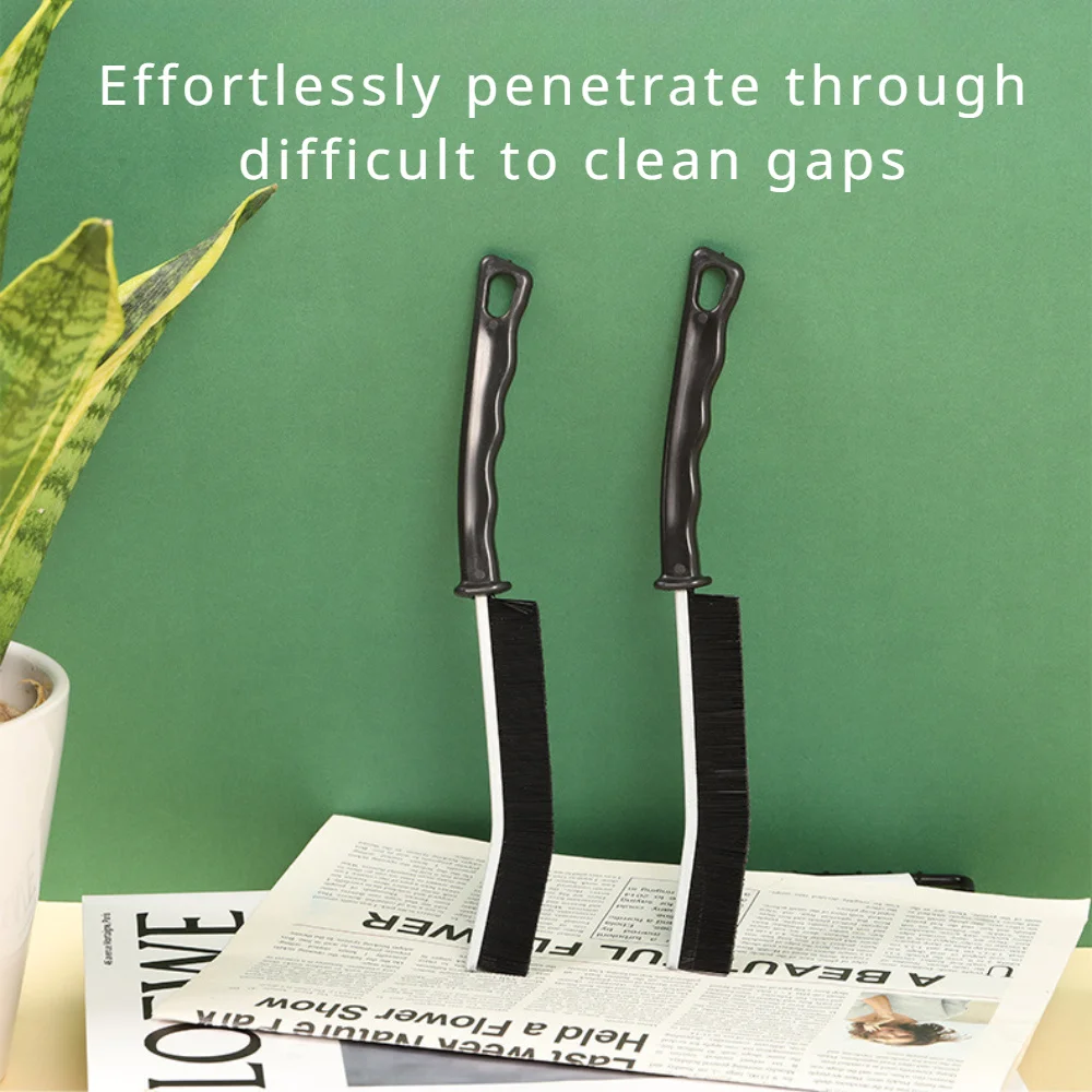 1/2/3 crevice cleaning brush set with elongated narrow brush head, suitable for bathrooms, kitchens, bedrooms