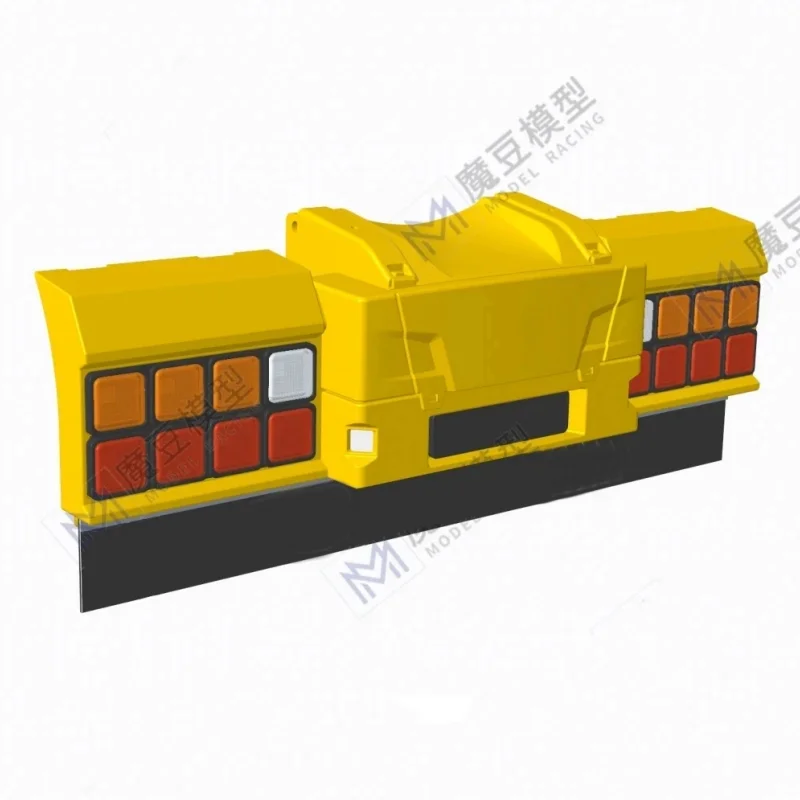 770s Heckstoßstangen-Kit LED-Rückleuchte 1 Set für 1/14 Tamiya RC Europäischer LKW Traktor Kipper für SCANIA MODO Spielzeugmodellteile – Detail 3