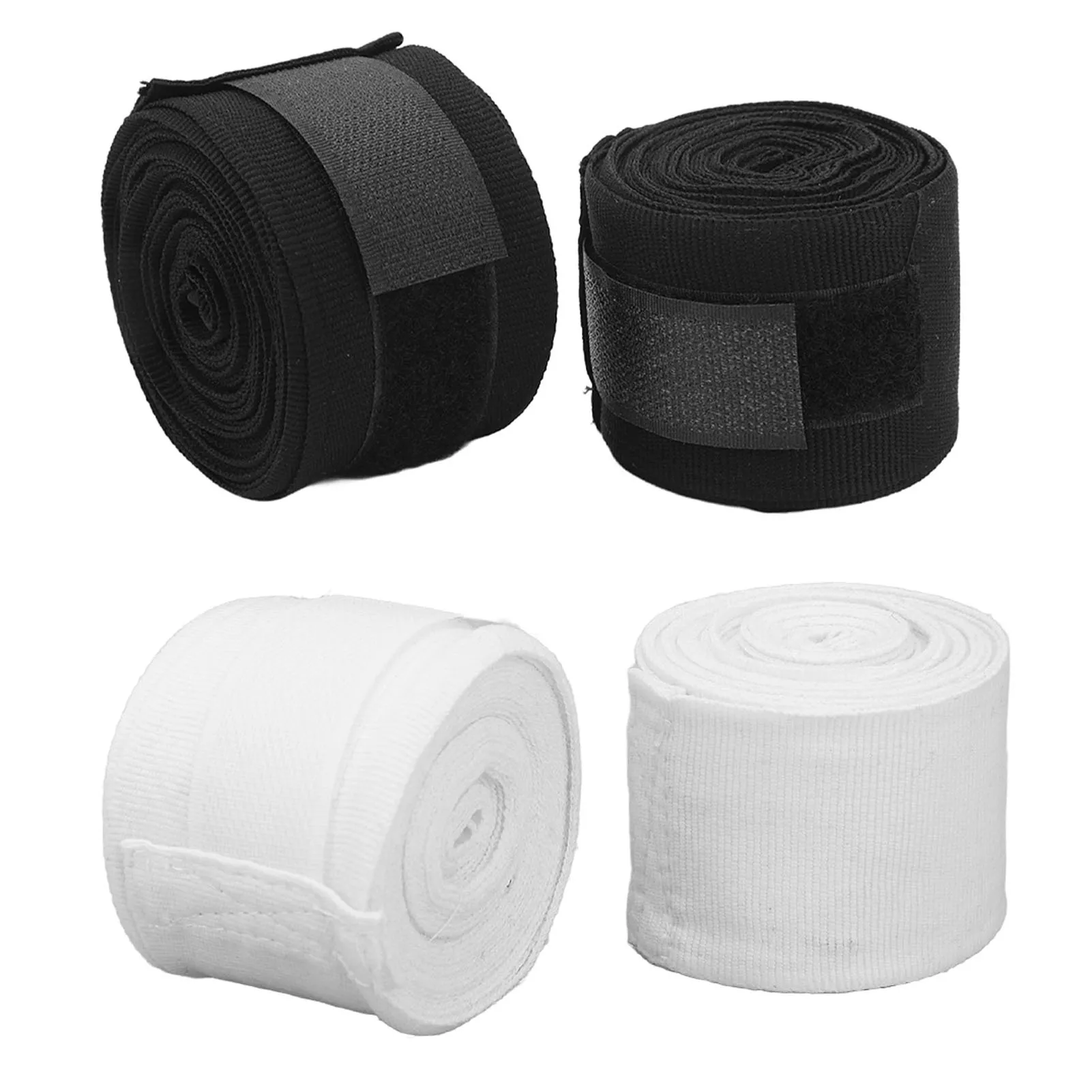 Envolturas de algodón para boxeo, 2 piezas, 5m, secado rápido, diseño de bucle de gancho semielástico, envolturas de mano deportivas para Kickboxing, Muay Thai