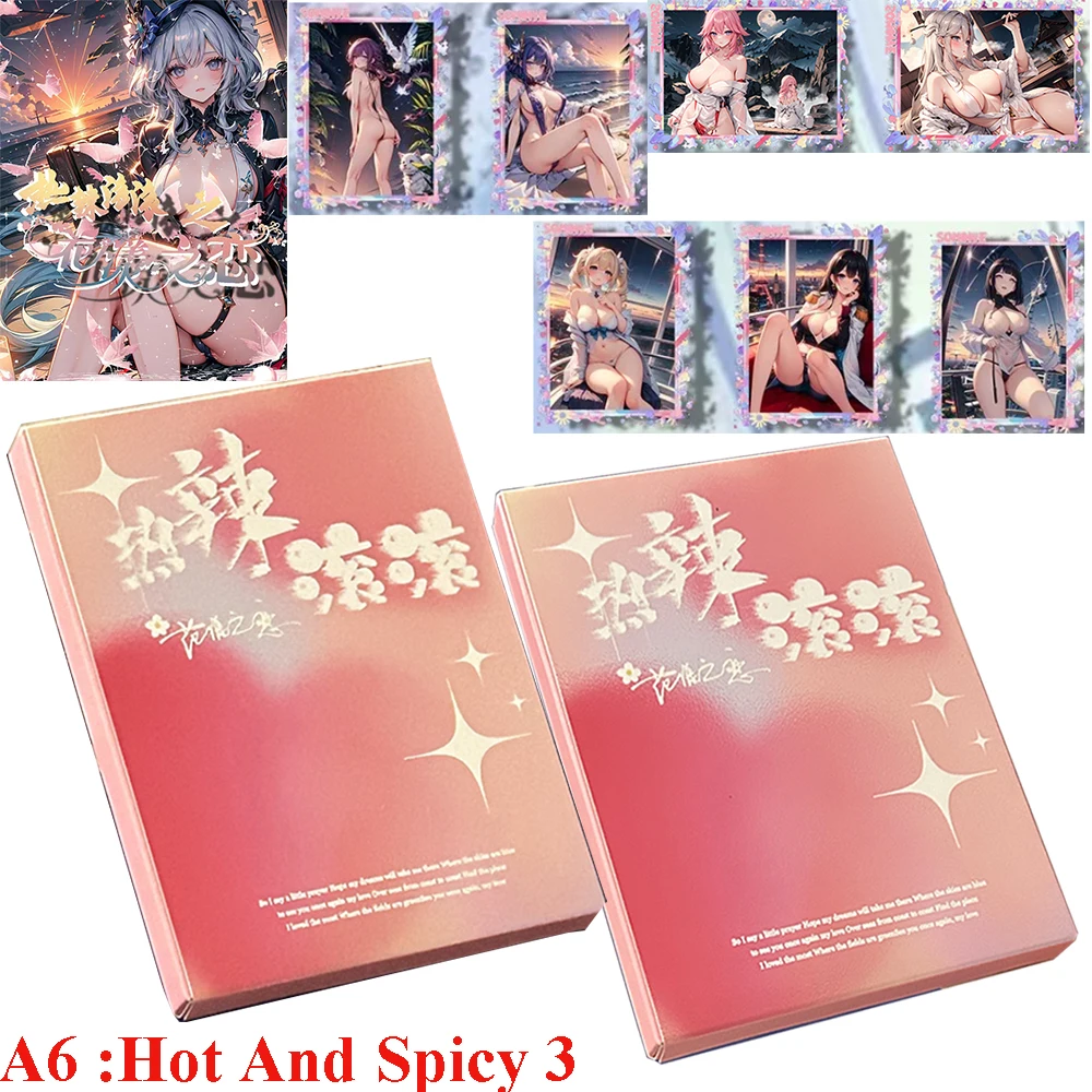 Flower Love Hot And Spicy 3 Goddess Story A6 Cards Anime Sexy Girl Swimsuit Bikini Feast Booster Box Doujin Toys And Hobby Gift