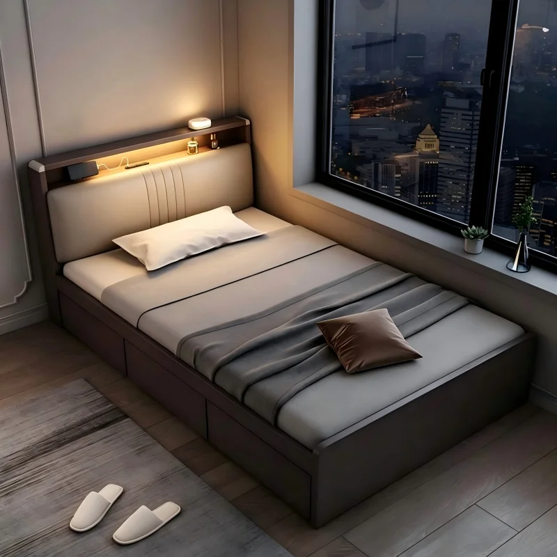 Modern Wooden Storage Bed Head - огляд і ціна Storage