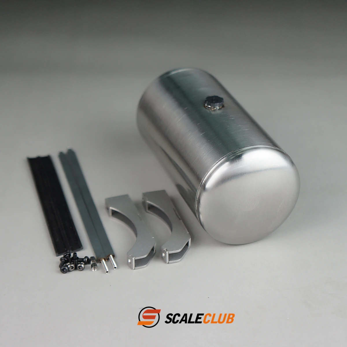 Scaleclub Model For Tamiya 1/14 Stainless Steel Round Fuel Tank For King For  GL For Global Fuel Tank American Fuel Tank