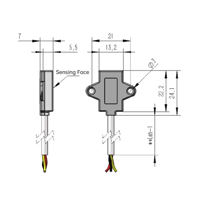 3.3V-5V Non Contact Water Level Sensor for Tank Capacitive Liquid Level Sensor Liquid Detection Switch Water Level Detector