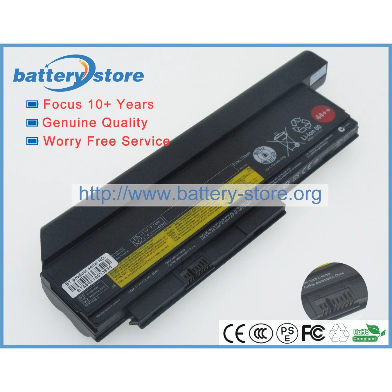 

New Genuine laptop batteries for 45N1028,45N1023,45N1027,45N1025,ThinkPad X230i,X230 56C,(2325YUK),A36,KQC,11.1V,9 cell