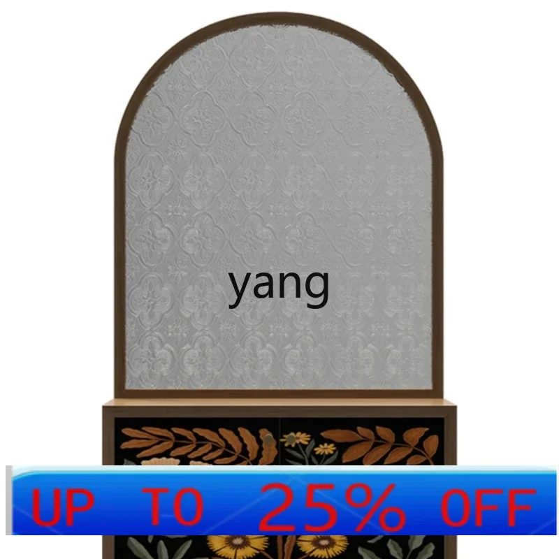 

LMM Log Entry Door Living Room Shoe Cabinet Begonia Glass Subareas Screens Dining Room Bathroom Blocking