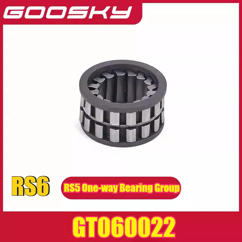 Goosky rs5/rs6 rc peças de helicóptero rolamento engrenagem principal eixo posicionamento anel cinto suporte engrenagem direção dianteira tubo de escape parte 2