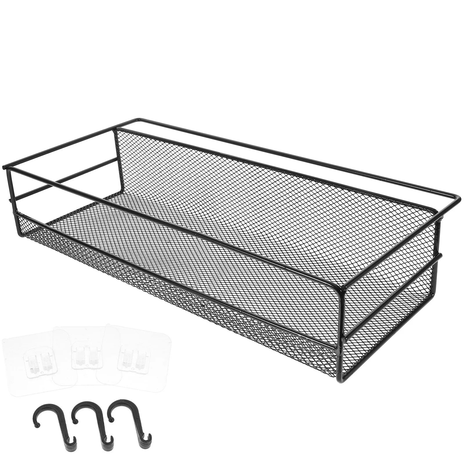 

Metal Hanging Wall Basket Large Capacity Wire Basket Rustproof Wall Mount Organizer for Kitchen Bathroom Toiletries Storage