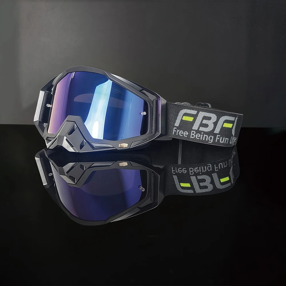 

2025 FBFU мотоциклетные очки ночного видения женские ветрозащитные очки для мотокросса внедорожные, профессиональные защитные очки для соревнований