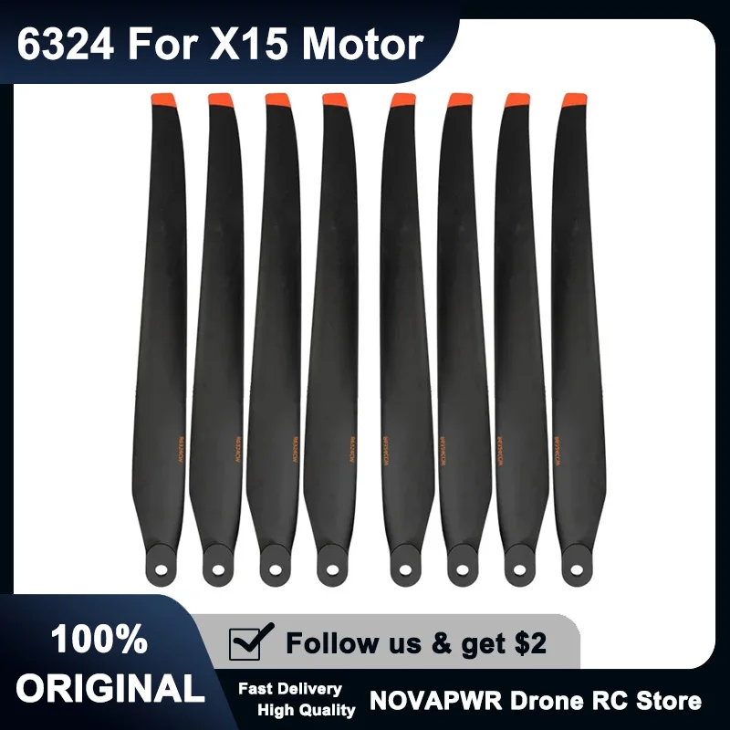 

Hobbywing X15 6324 Carbon-Fiber Folding Propellers Agricultural Drone Blades Motor Accessories