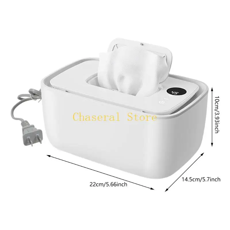 E7CE Intelligent Diaper Wipes Warmer with Fast Heating, Multiple Heat Temperatures Low Noise Operate for Newborns Nursing