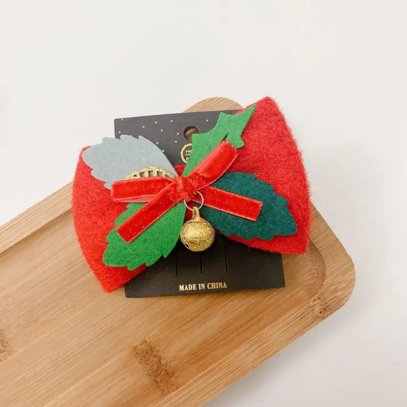 Tema natalizio babbo natale tornante materiali di alta qualità fermagli per capelli e spille natalizie accessori per feste di natale Design carino