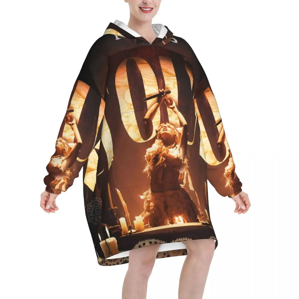 HADES SACRIFICE Melanies Martinez Oversized Blanket Hoodie Sweatshirt Long Fleece Hooded Wearable Blanket with Large Pocket