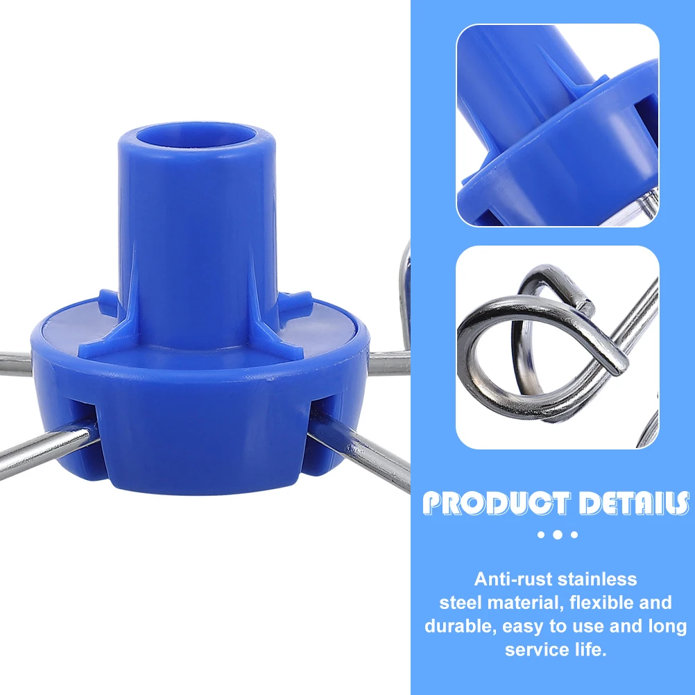

Hook Rack Infusion Hanging Vertical Blue Stainless Steel Iv Pole Supplies Nurse