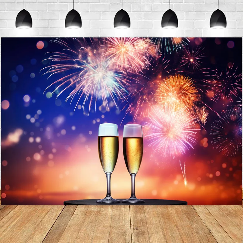 

Christmas Day New Year Photography Backdrops Fireplace Xmas Trees Gifts Snow Winter Holiday Party Deco Photo Background XU-10