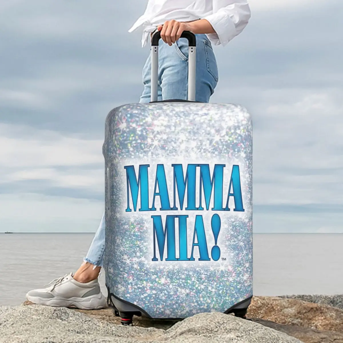 

Mamma Mia 2, защитный чехол для чемодана, эластичные защитные чехлы для дорожного багажа на 18-32 дюймов