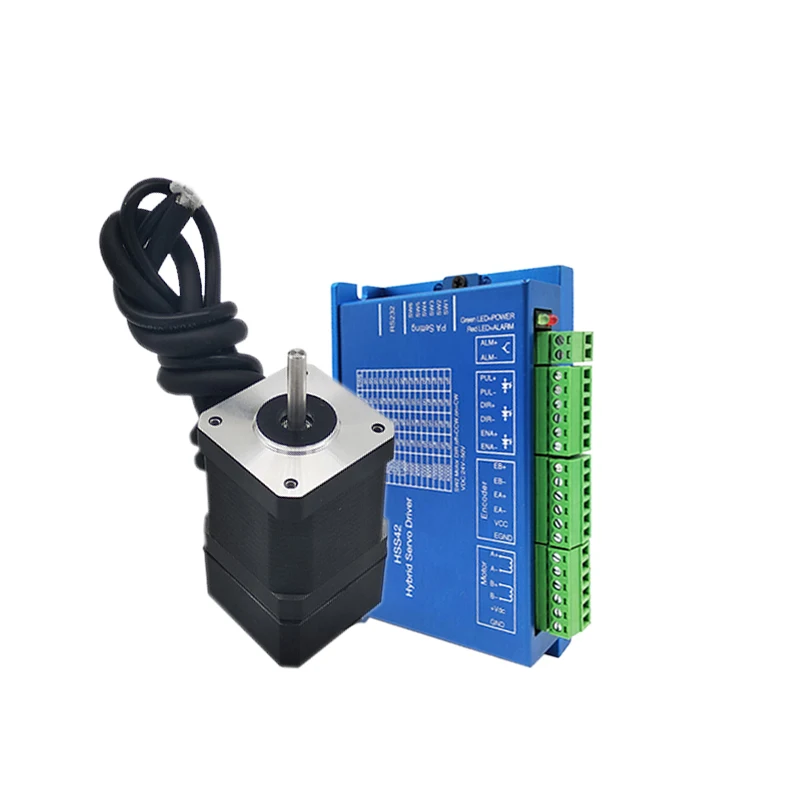 Kit CNC Servomotore bifase facile Motore passo-passo ibrido ad anello chiuso Motore passo-passo Nema 17 con encoder per router CNC
