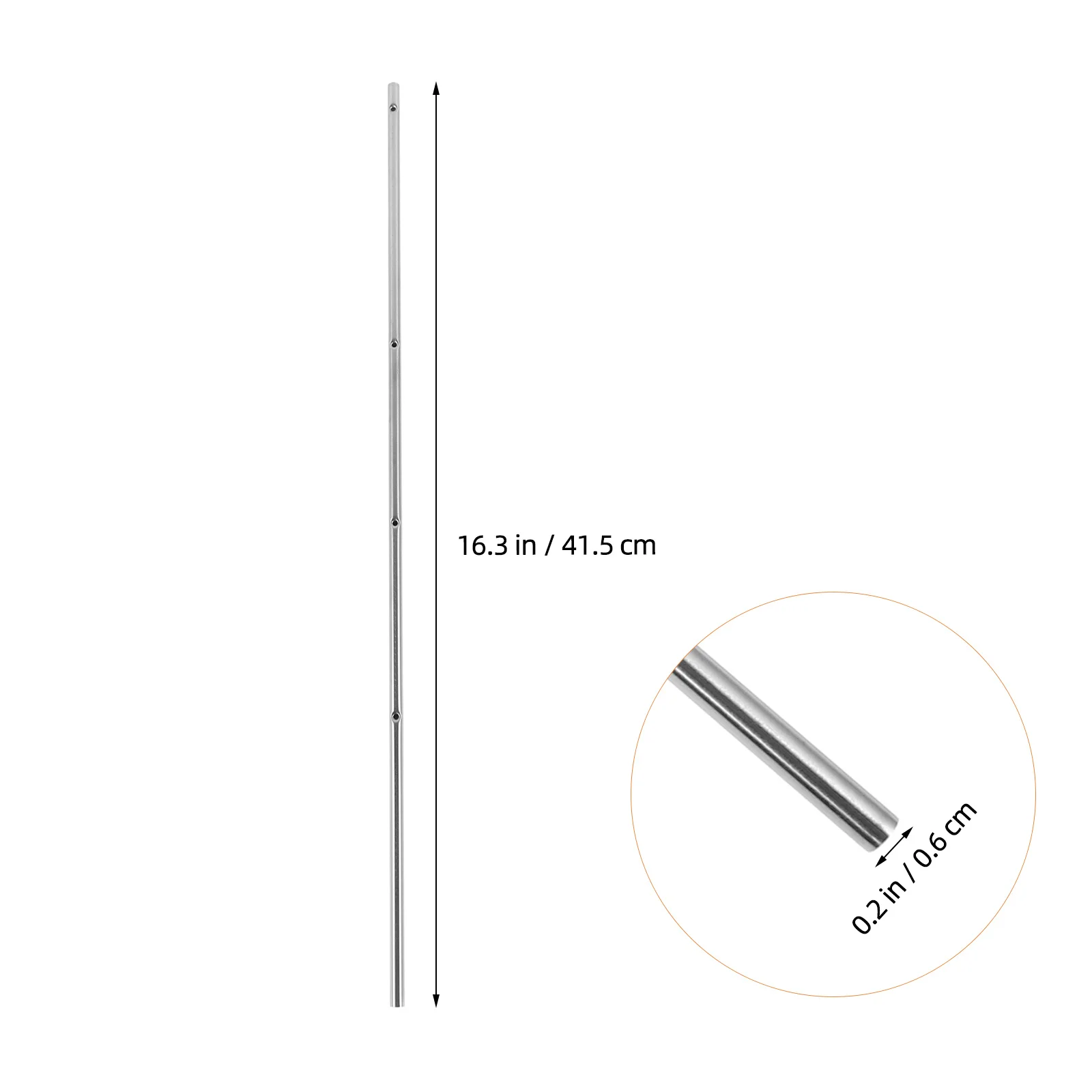เสาโลหะสำหรับโต๊ะฟุตบอล 2 ชิ้น สำหรับเปลี่ยน โต๊ะฟุตบอล ด้ามจับเรียบ แข็งแรง ทนทาน อุปกรณ์เสริมสำหรับโต๊ะฟุตบอล